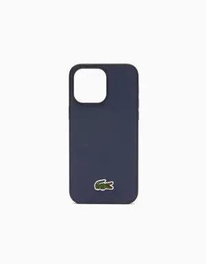 Lacoste Funda para iPhone 14 Pro Max efecto piqué