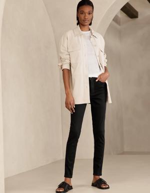 High-Rise Skinny Jean black