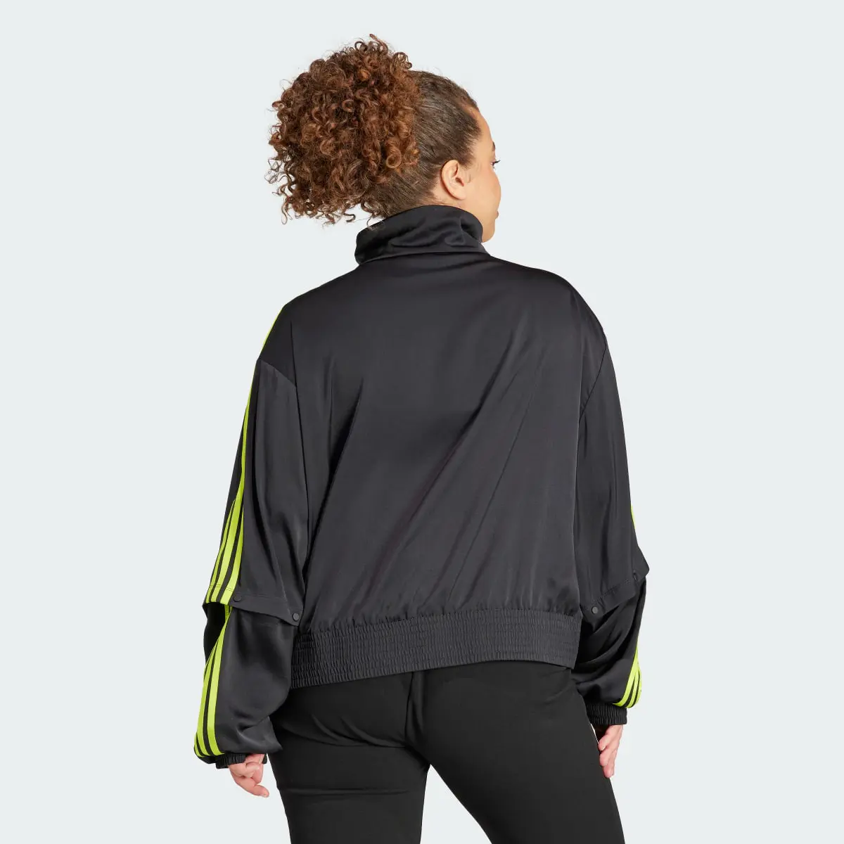 Adidas Satin Firebird Track Top (Plus Size). 3