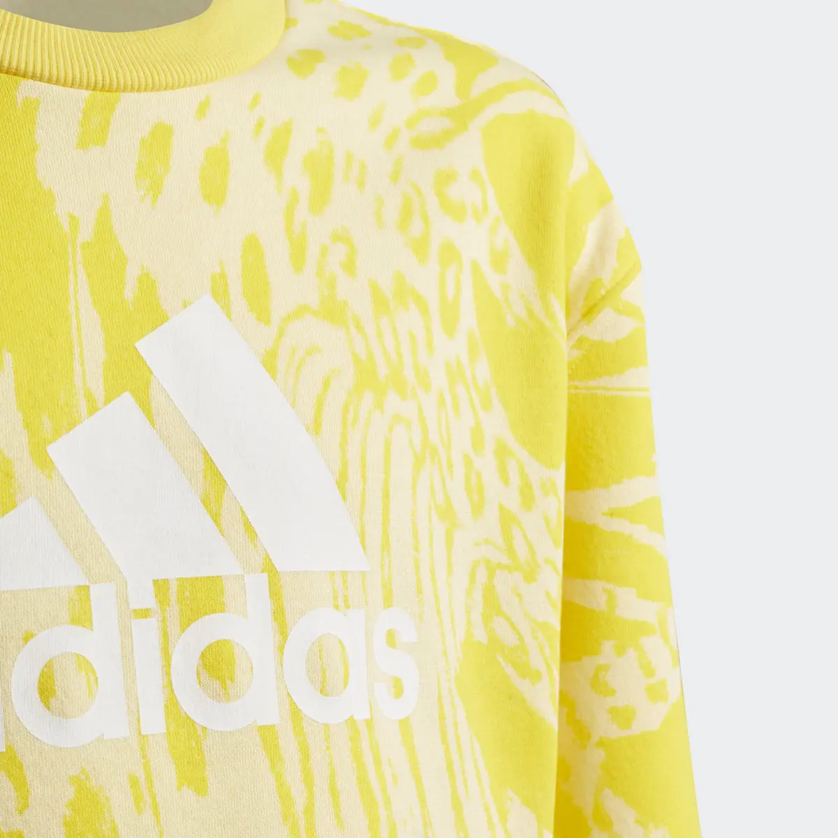 Adidas Sweat-shirt en coton ample imprimé animal Future Icons Hybrid. 3