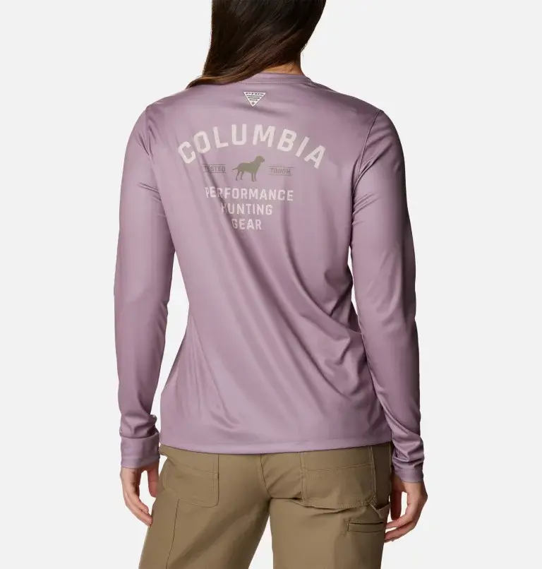 Columbia Women's PHG Tough Shot™ Graphic Long Sleeve Shirt. 1