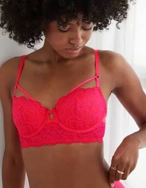 Show Off Balconette Rooftop Garden Lace Bra