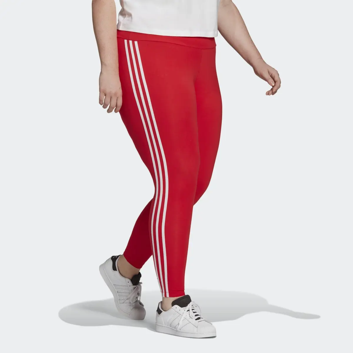 Adidas Adicolor Classics 3-Stripes Leggings (Plus Size). 3