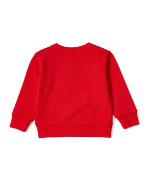 Kırmızı Logolu Erkek Çocuk Sweatshirt