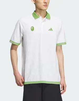 BAPE x adidas Short Sleeve Golf Polo Shirt