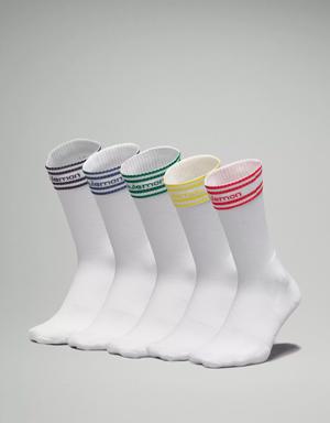 Men's Daily Stride Comfort Crew Sock *5 Pack Online Only