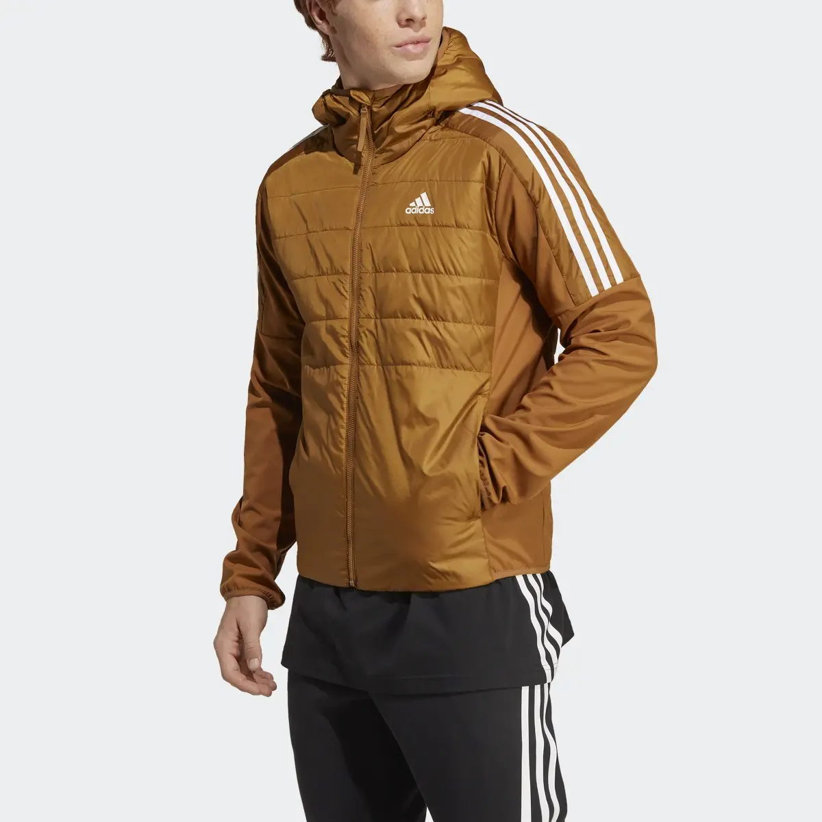 Adidas Essentials Insulated Hooded Hybrid Jacke. 1