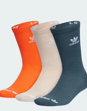 Adidas Trefoil Crew Socks 3 Pairs