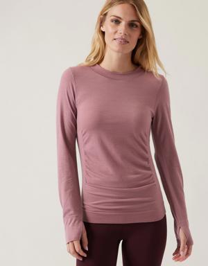 Athleta Foresthill Ascent Seamless Top pink