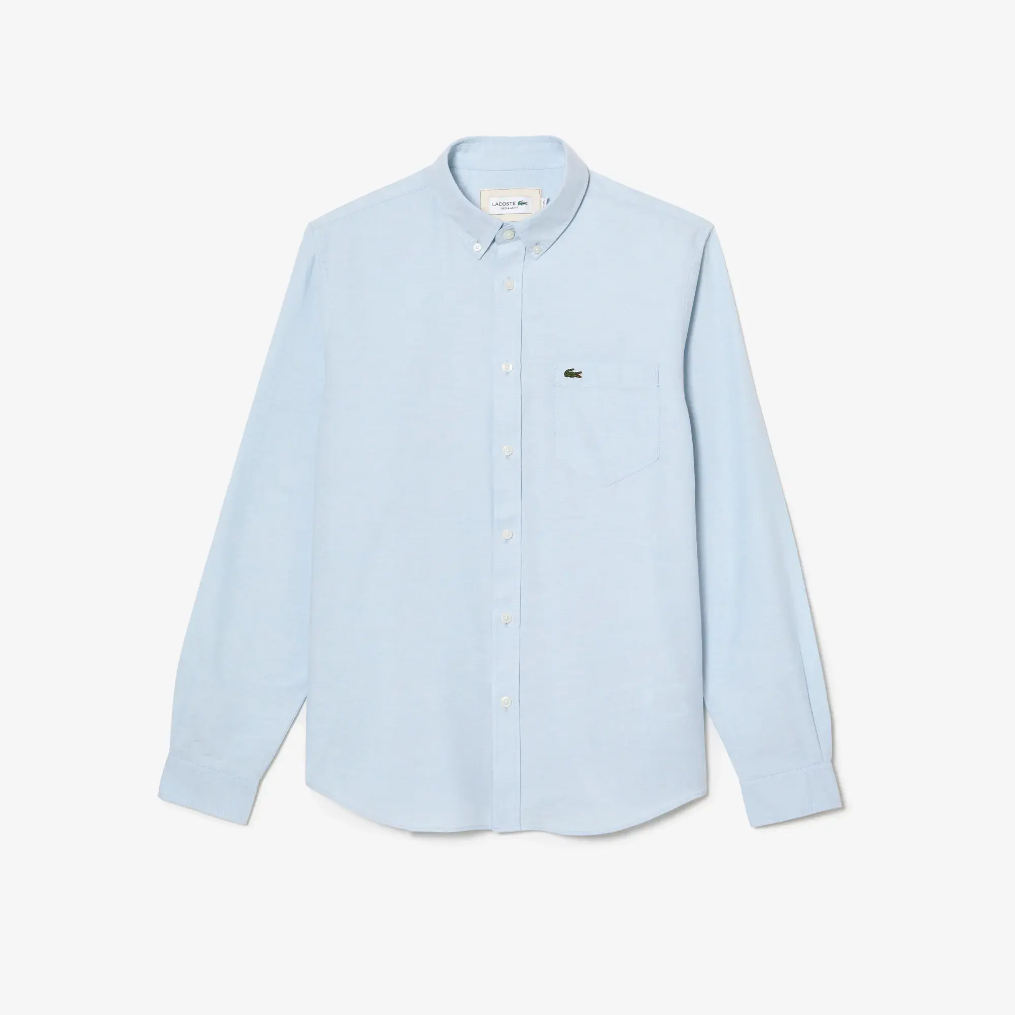 Lacoste Men’s Buttoned Collar Oxford Cotton Shirt. 2