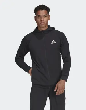 Adidas Training Full-Zip Hoodie. 2 Adidas Training Full-Zip Hoodie. 2