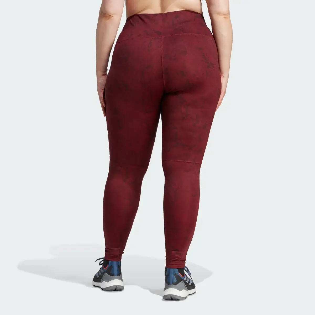 Adidas TERREX Multi Allover Print Leggings (Plus Size). 2