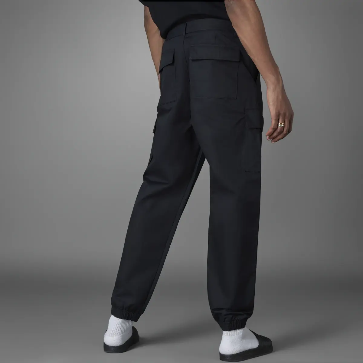 Adidas Blue Version Essentials Cargo Pants. 2