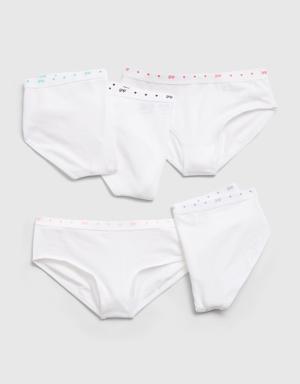Kids Bikini Briefs (5-Pack) white