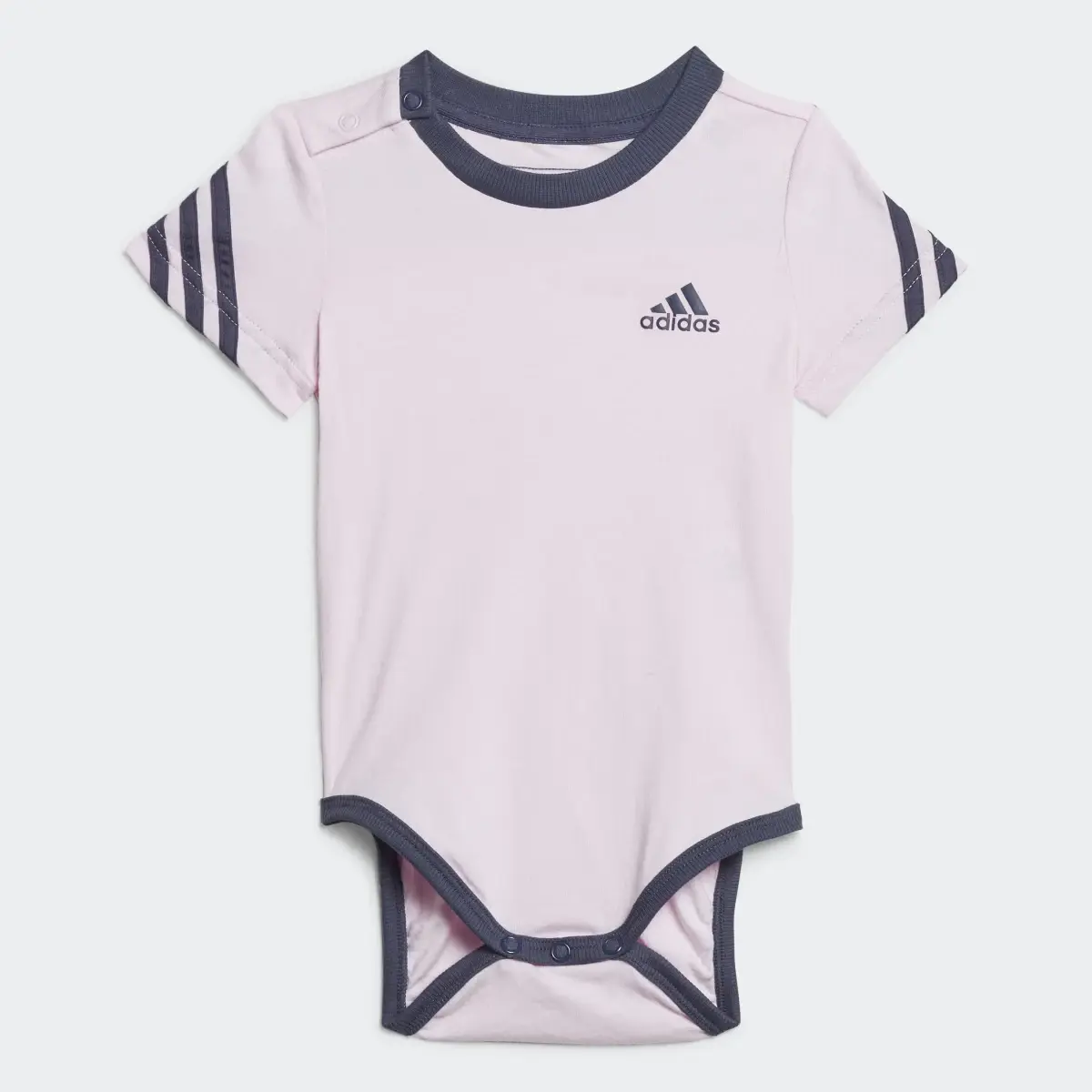 Adidas Babygro e Babete 3-Stripes. 3