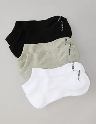 American Eagle O Low Cut Socks 3-Pack. 1