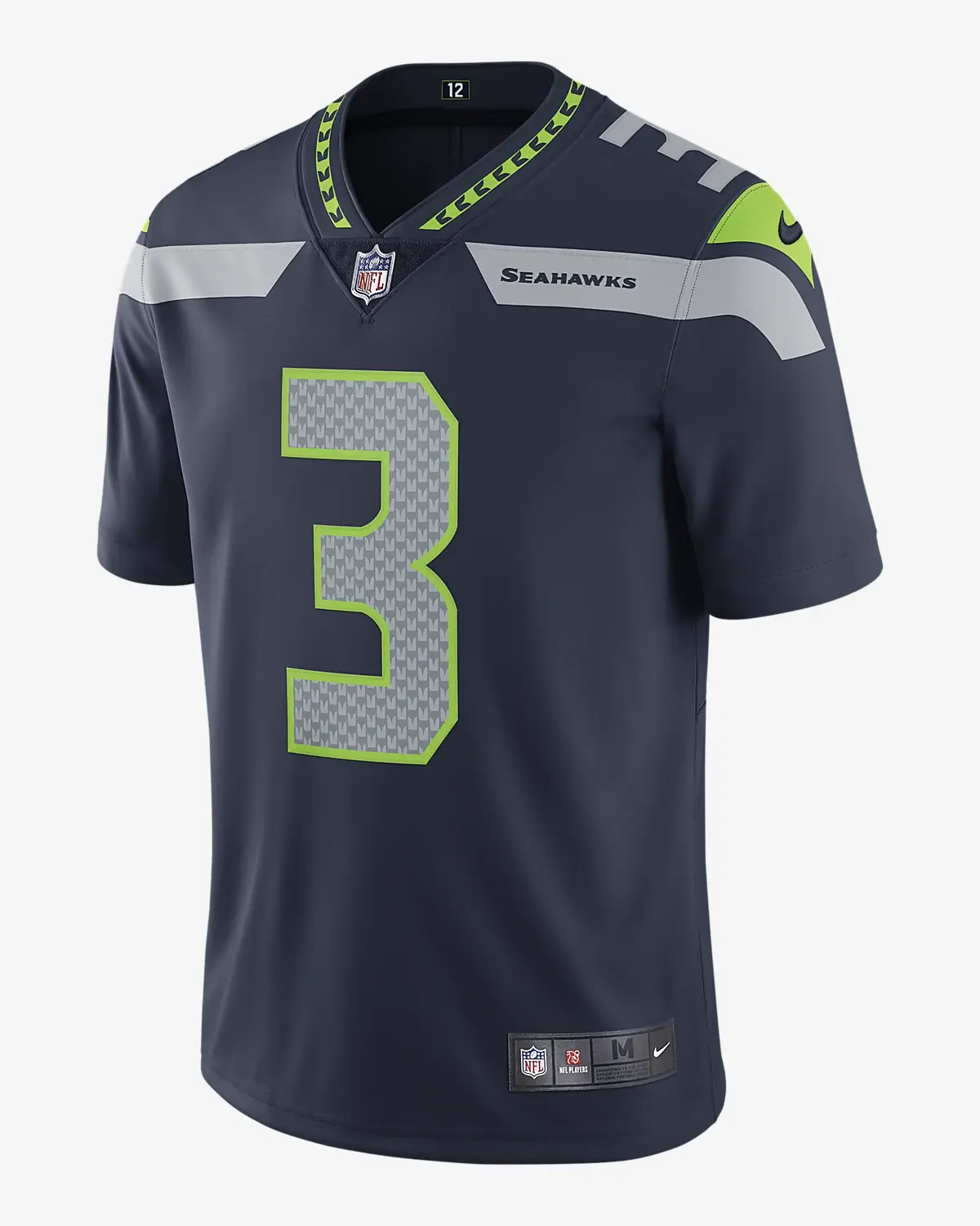 Nike NFL Seattle Seahawks Vapor Untouchable (Russell Wilson). 1