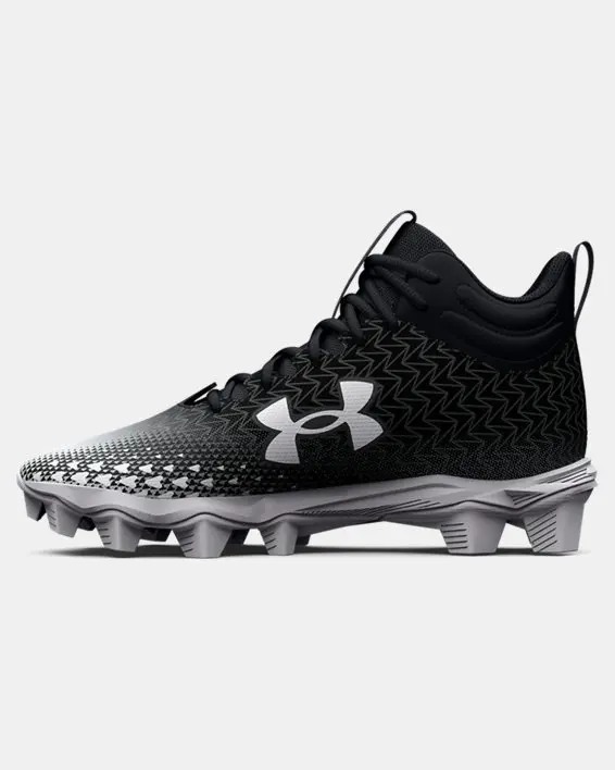 Under Armour Boys' UA Spotlight Franchise 3 RM Wide Jr. Football Cleats. 2