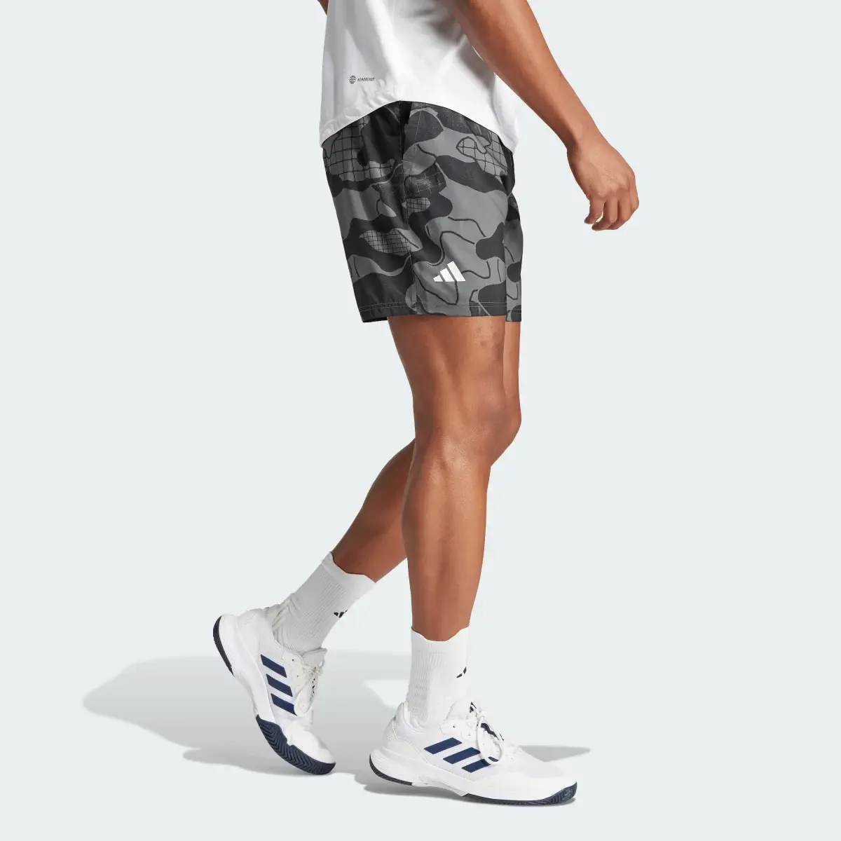 Adidas Club Graphic Tennis Shorts. 3