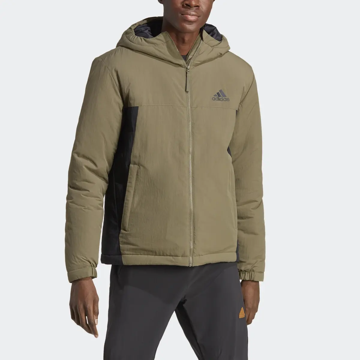 Adidas BSC Sturdy Insulated Hooded Jacket. 1