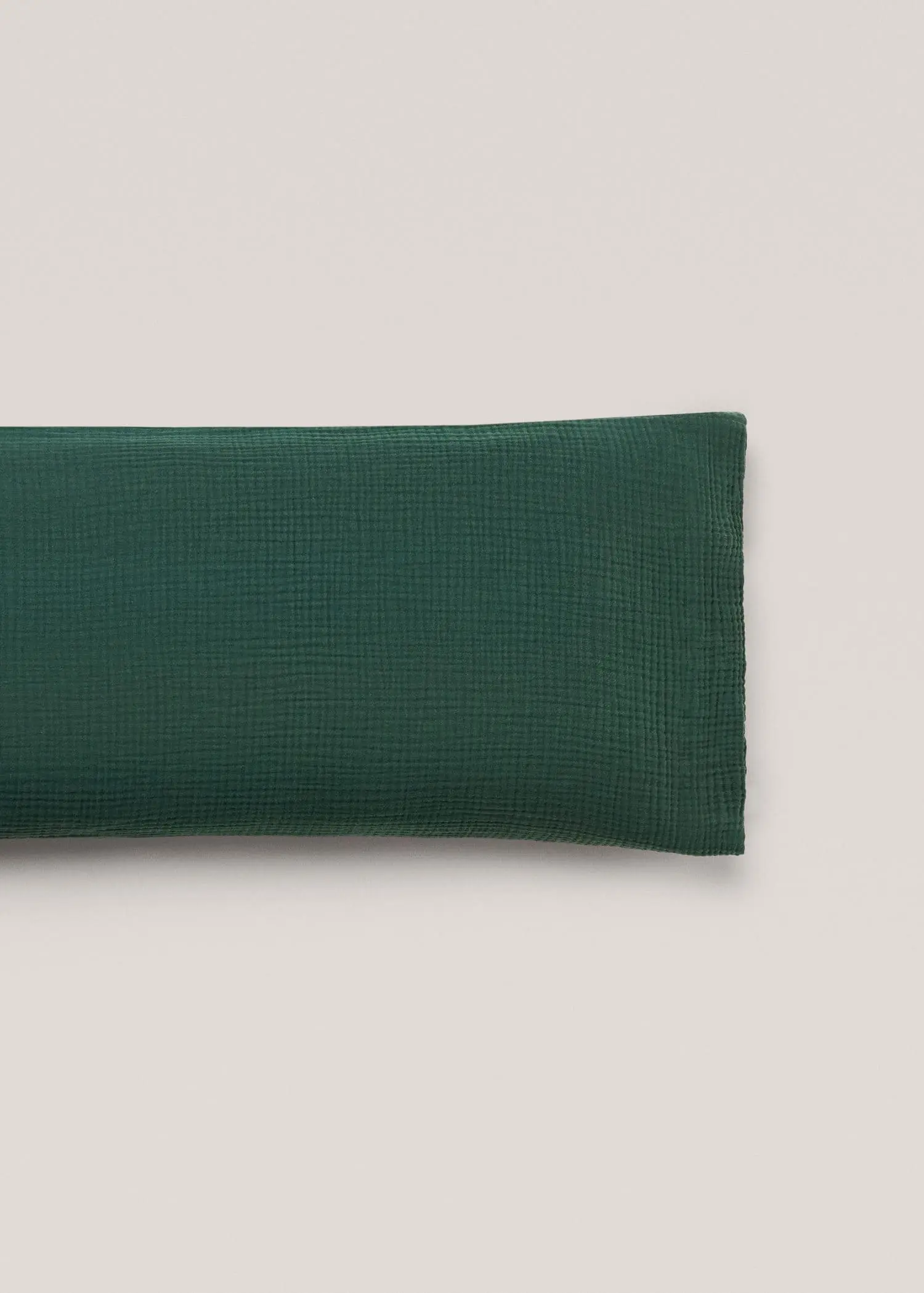 Mango Poszewka na poduszkę z bawełnianego muślinu 45 x 110 cm. 1