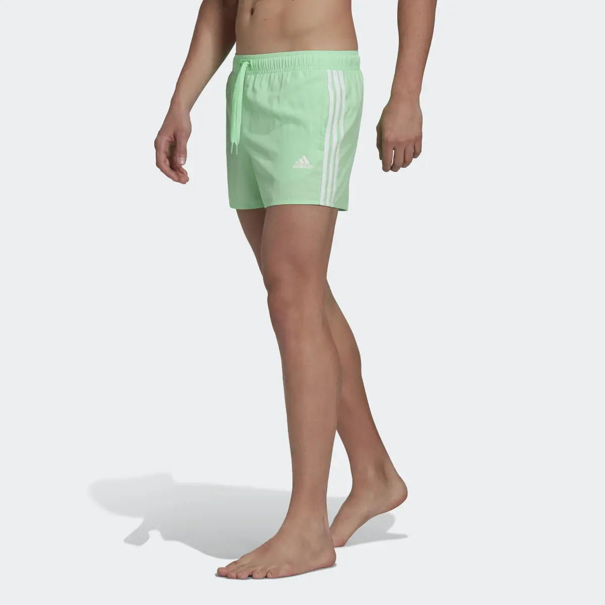 Adidas Classic 3-Stripes Swim Shorts. 1