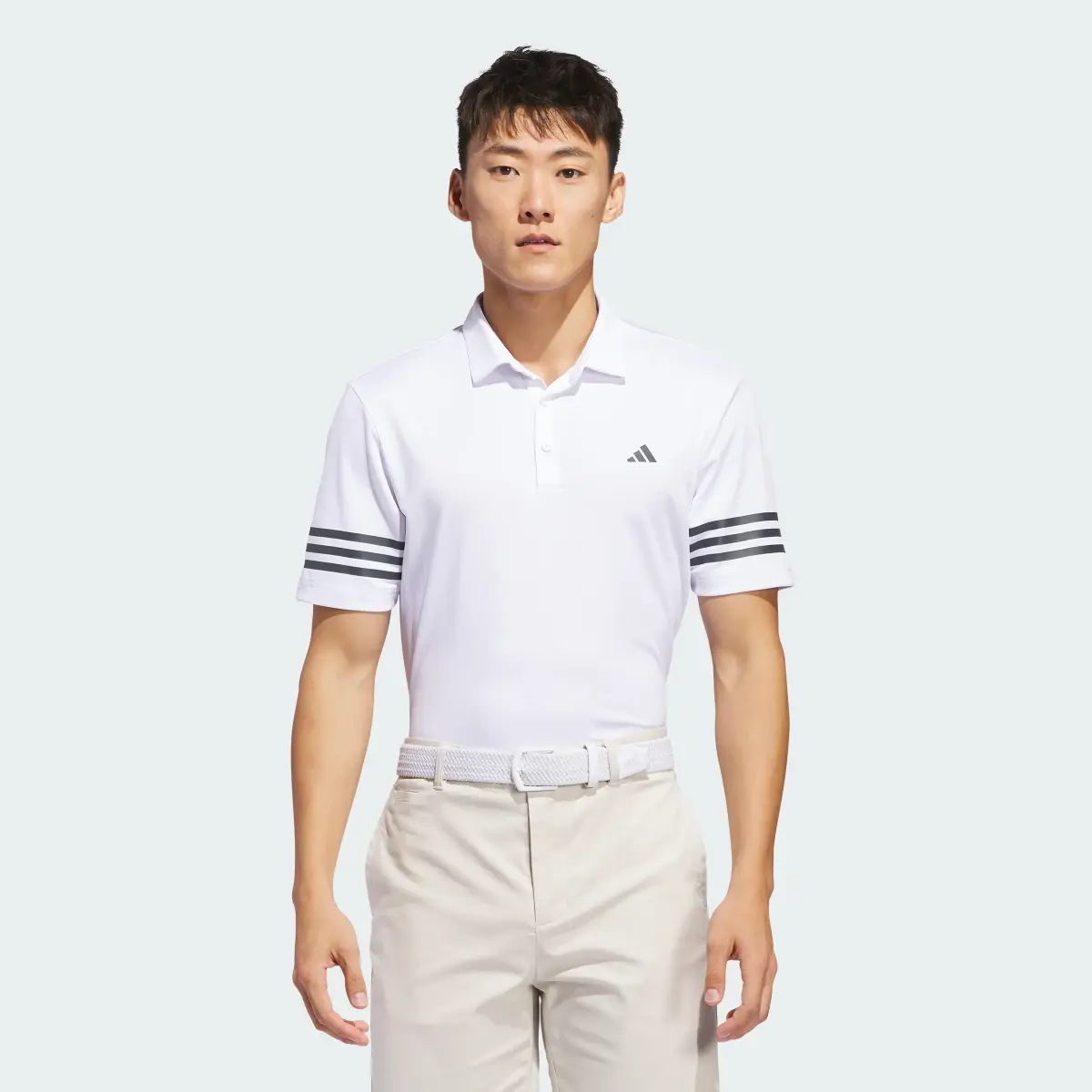 Adidas Playera Polo 3 Franjas. 2