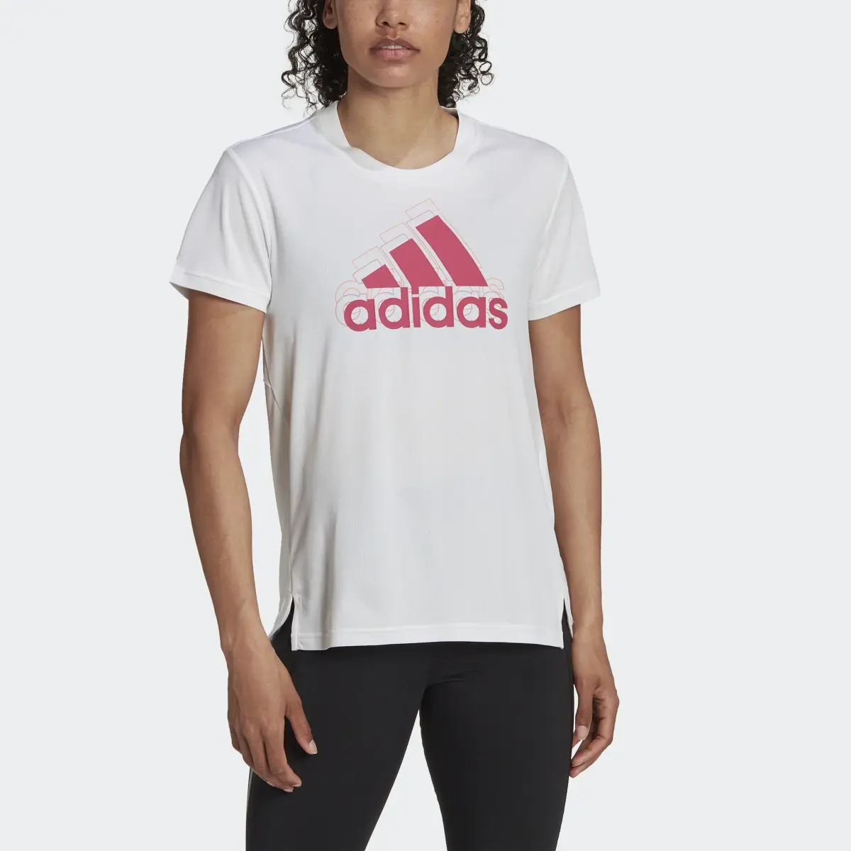 Adidas Playera 3 Franjas Sport Brand Love. 1