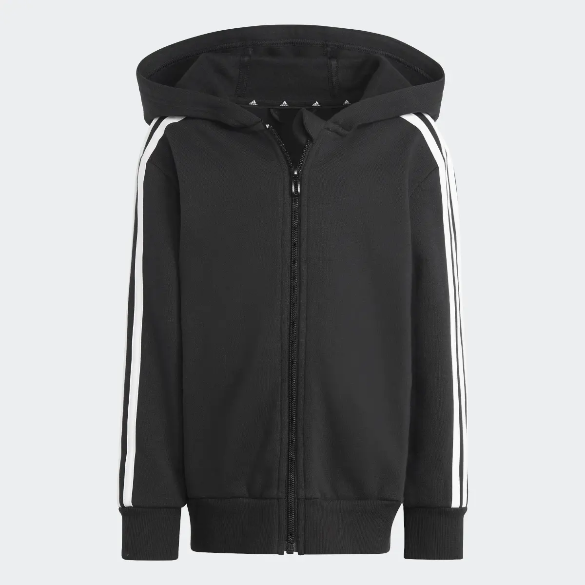 Adidas Essentials 3-Stripes Zip Hoodie. 3