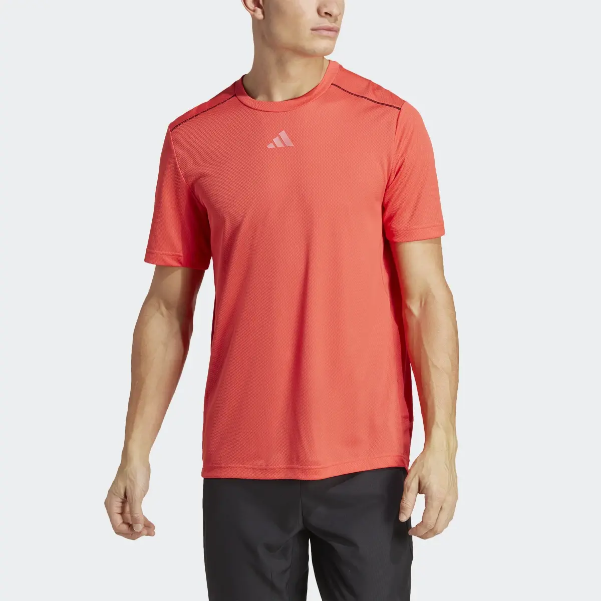 Adidas Workout Base Logo Tee. 1