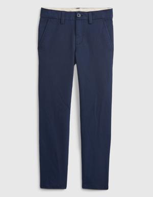 Kids Uniform Skinny Khakis blue