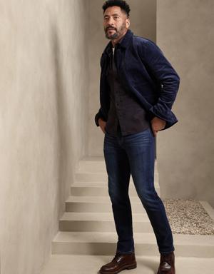Tapered LUXE Traveler Jean blue