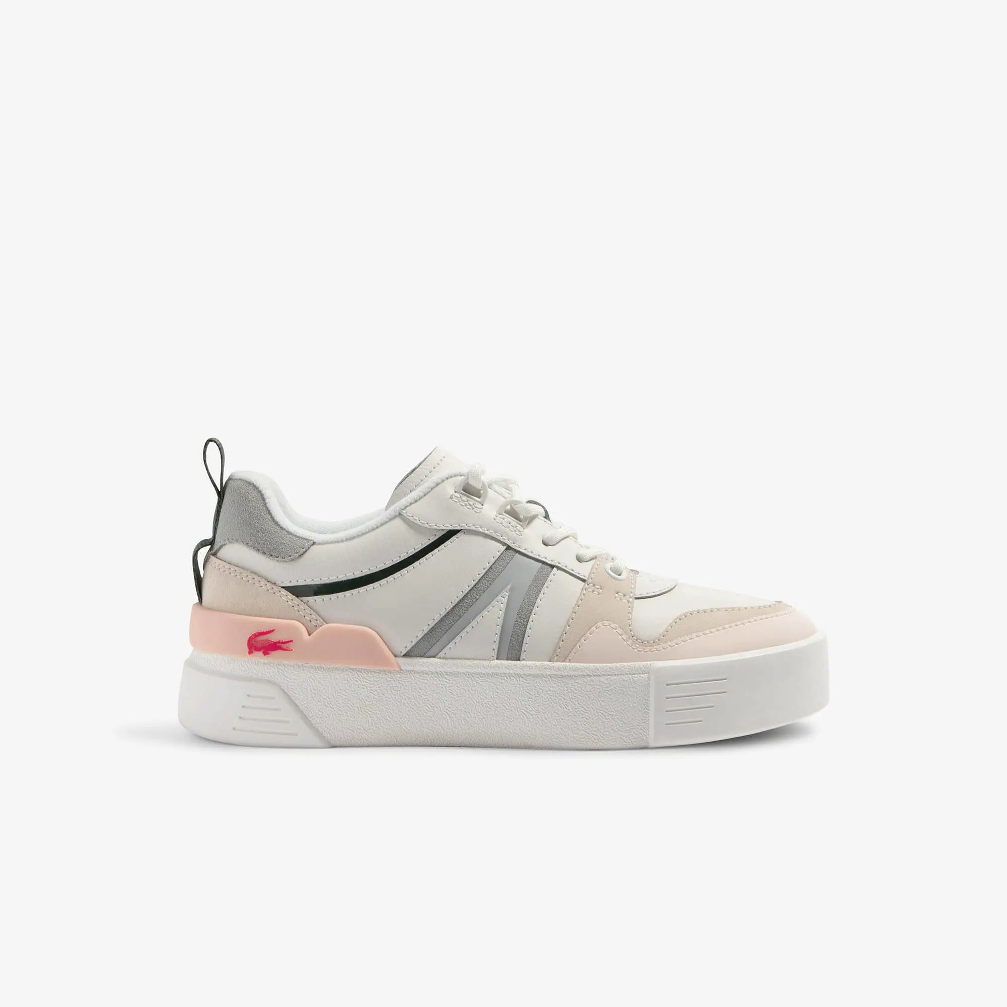 Lacoste Women’s L002 Leather and Mesh Trainers. 1