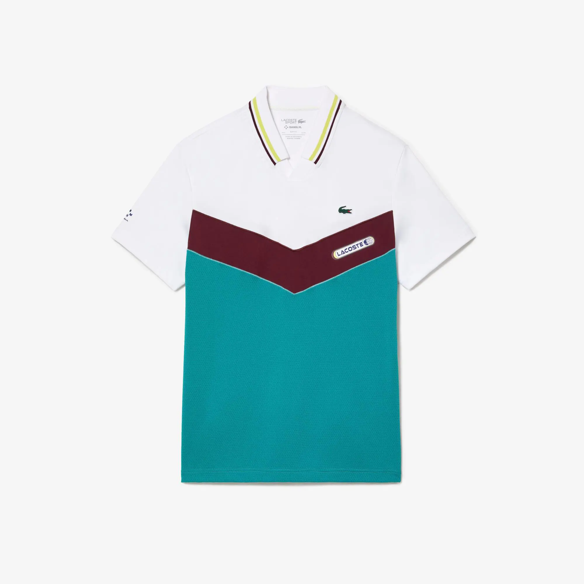 Lacoste Slim Fit Lacoste Tennis x Daniil Medvedev Seamless Effect Polo Shirt. 2