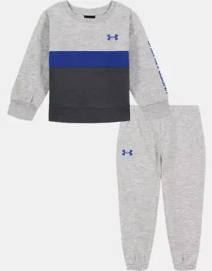 Infant Boys' UA Fleece Branded Pieced Hoodie Set
