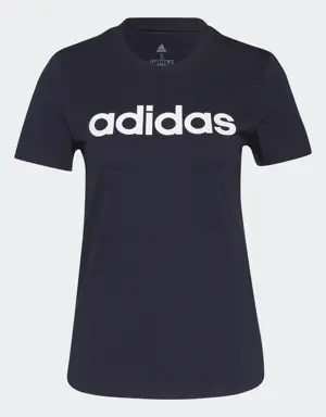 Adidas Playera LOUNGEWEAR Essentials Logo Ajustada