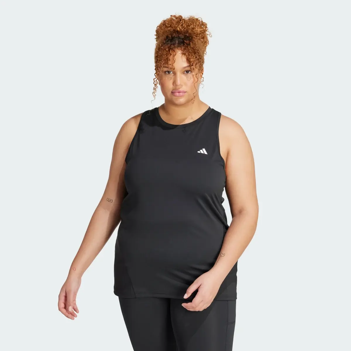 Adidas Designed for Training Tank (Plus Size). 2