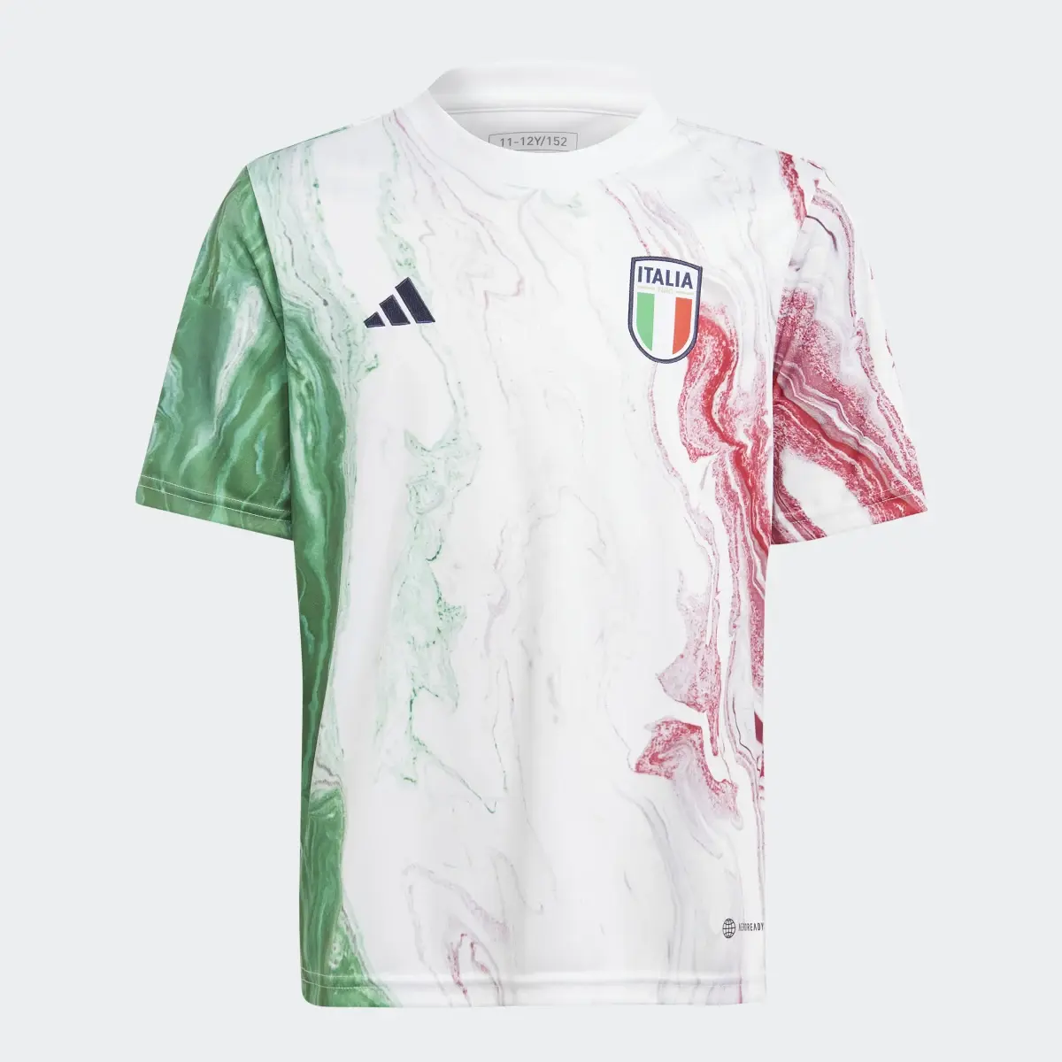 Adidas Italy Pre-Match Jersey. 1