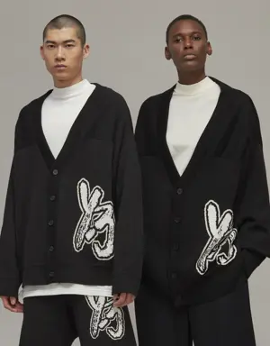 Adidas Y-3 Logo Knit Cardigan