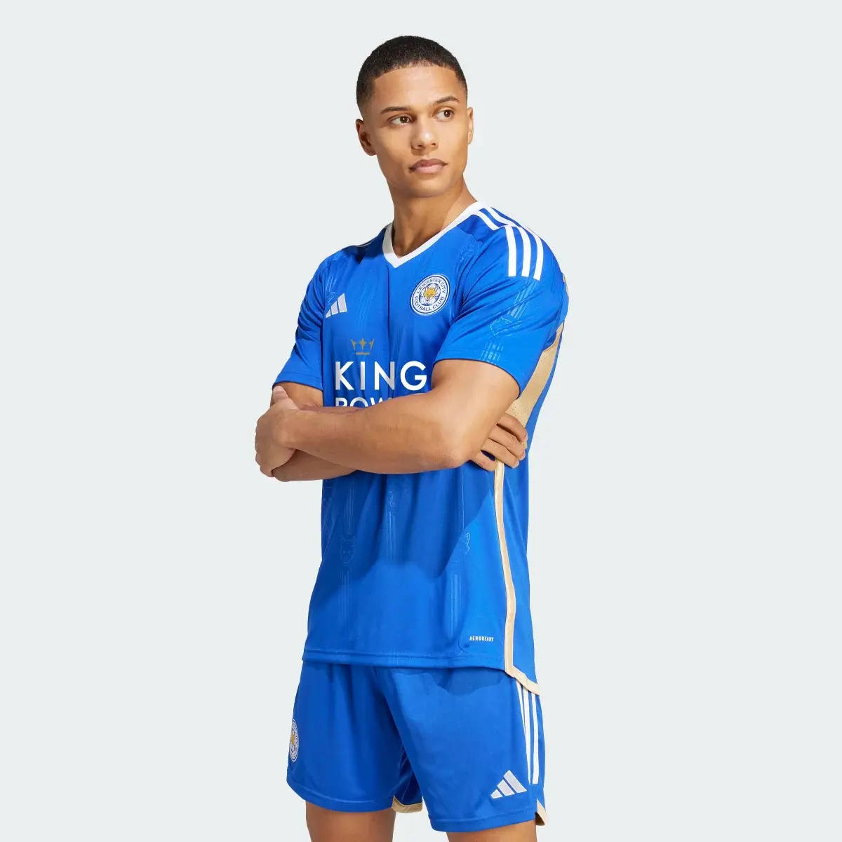 Adidas Leicester City FC 23/24 Home Jersey. 2