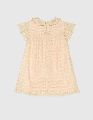 Baby Guccily lace cotton dress