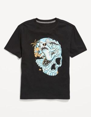 Old Navy Short-Sleeve Graphic T-Shirt for Boys black