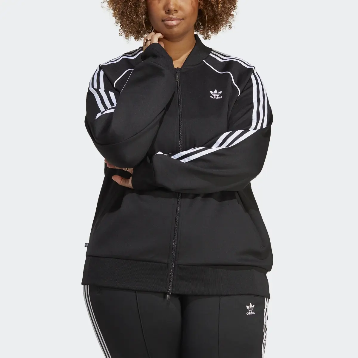 Adidas Adicolor Classics SST Track Jacket (Plus Size). 1