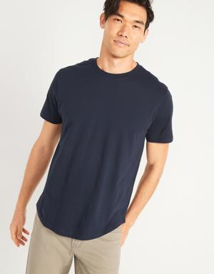 Old Navy Soft-Washed Curved-Hem T-Shirt blue
