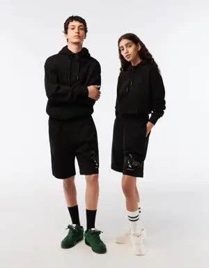 Unisex Lacoste x Netflix Organic Cotton Fleece Shorts