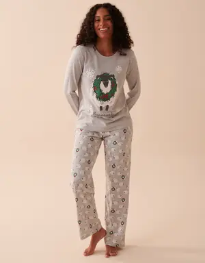 Plaid Cotton PJ Set