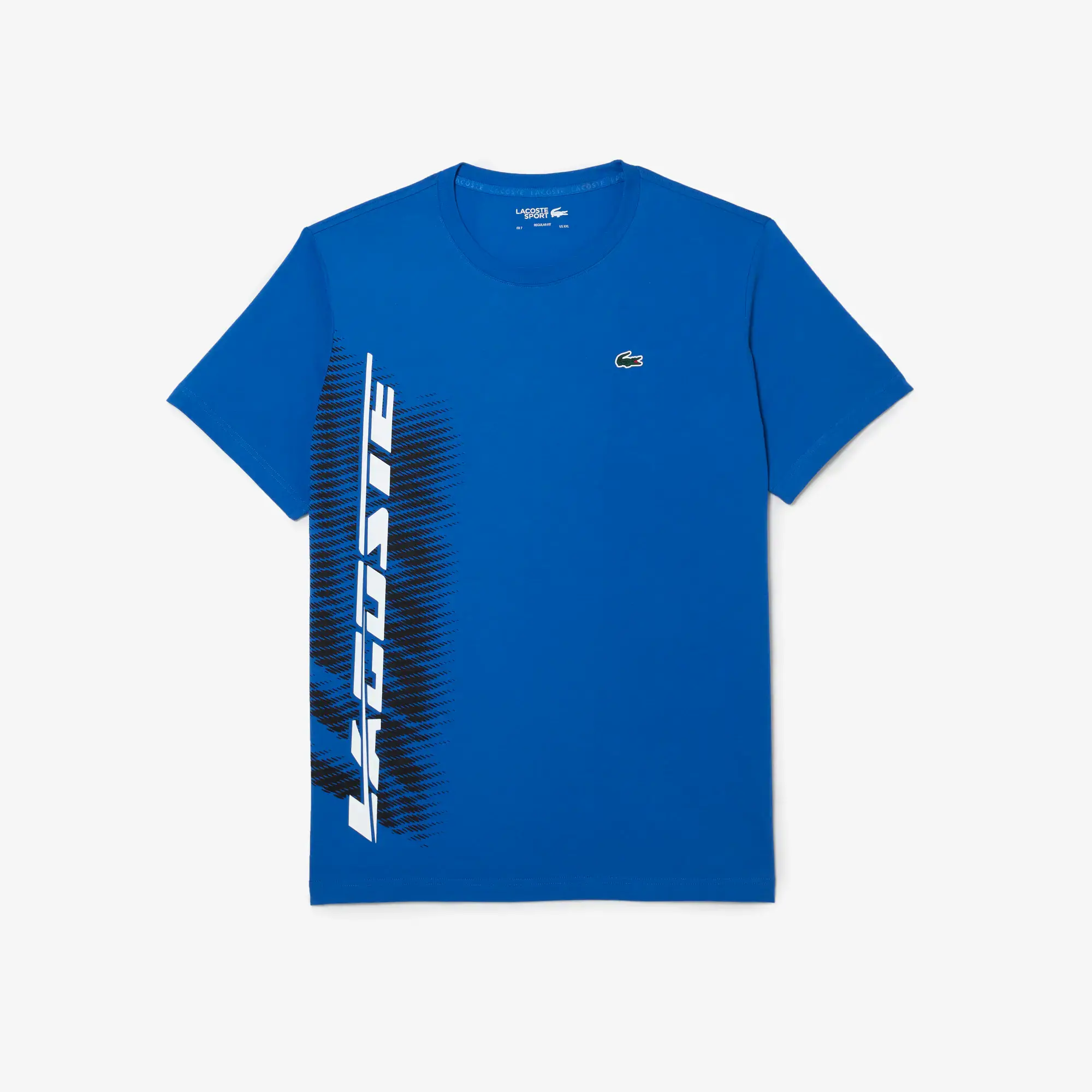 Lacoste Men’s SPORT Regular Fit T-Shirt with Contrast Branding. 2