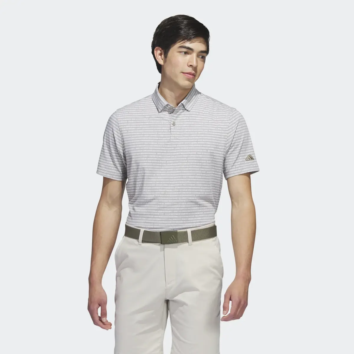 Adidas Playera Polo Go-To Golf a Rayas. 2