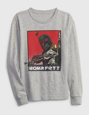 Kids &#124 Star Wars&#153 Organic Cotton Graphic T-Shirt gray