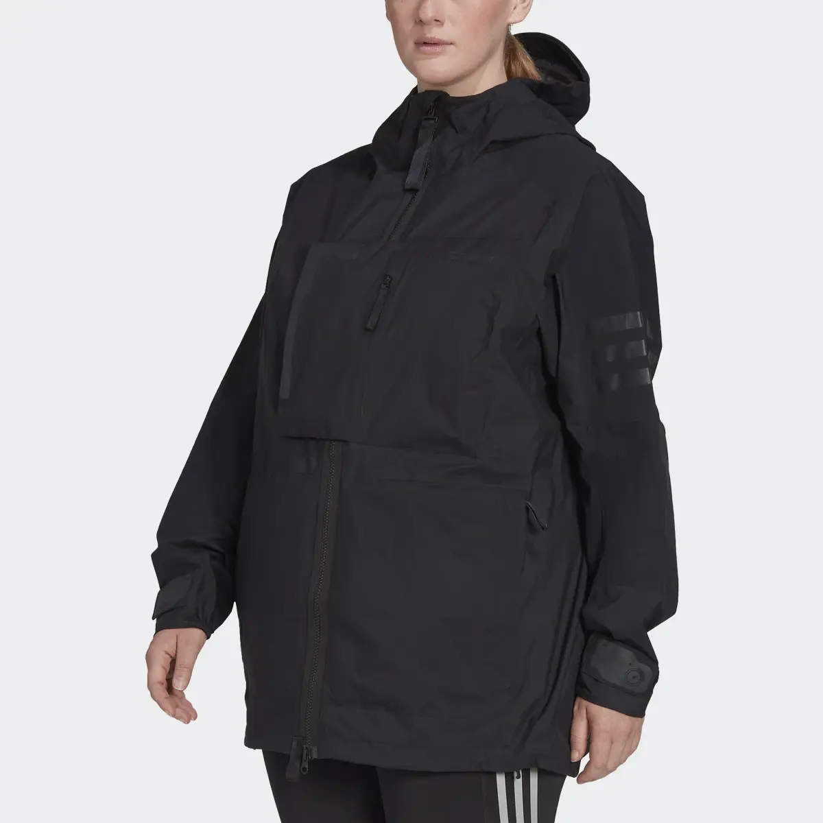 Adidas Chaqueta técnica Terrex Xploric RAIN.RDY Hiking (Tallas grandes). 1